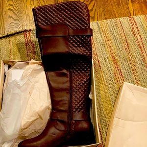 JustFab leather boot
